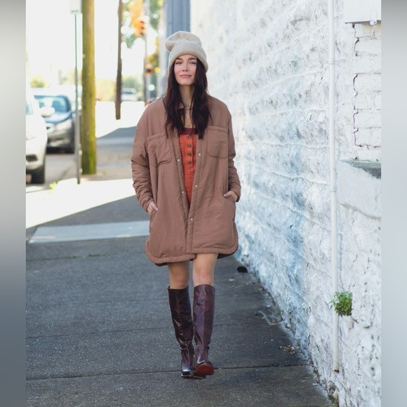 EUC BedStü Manchester Knee-High boot, size 7, Teak Rustic - Picture 2 of 9